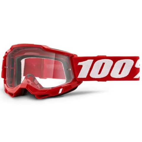 Gafas Motocross 100% Accuri 2 rojo lente...