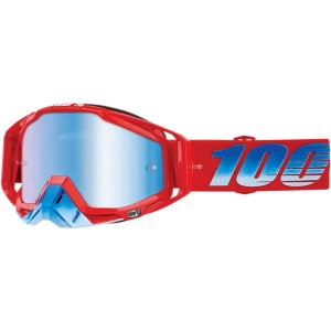Gafas Motocross 100% racecraft Kuriakin lente iridium azul