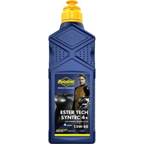 Aceite 4t putoline ester tech syntec 4+ 15w-50 1l