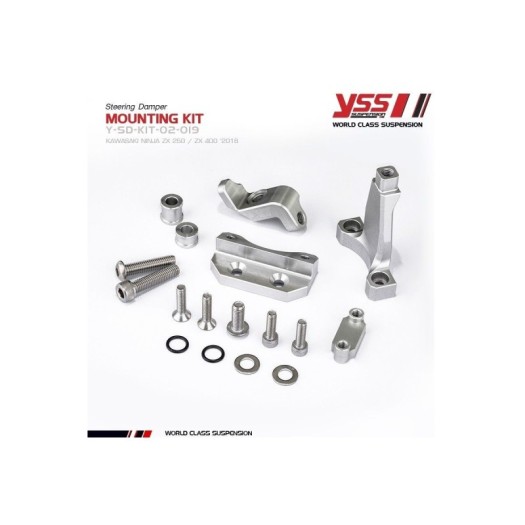 Amortiguador de dirección YSS negro top line Kawasaki ninja 250/400