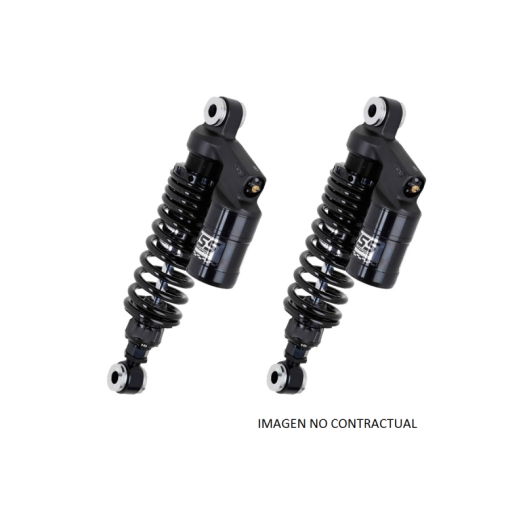 Juego amortiguadores YSS gas c/botella black edition Yamaha sr 400