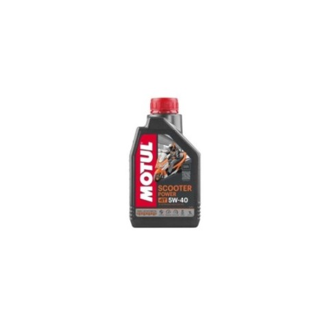 Aceite Motul scooter power 5w40 MA 1L