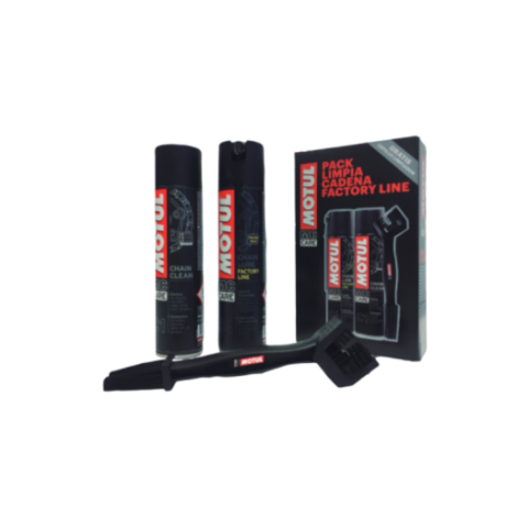 Pack limpia cadena Motul factory line...