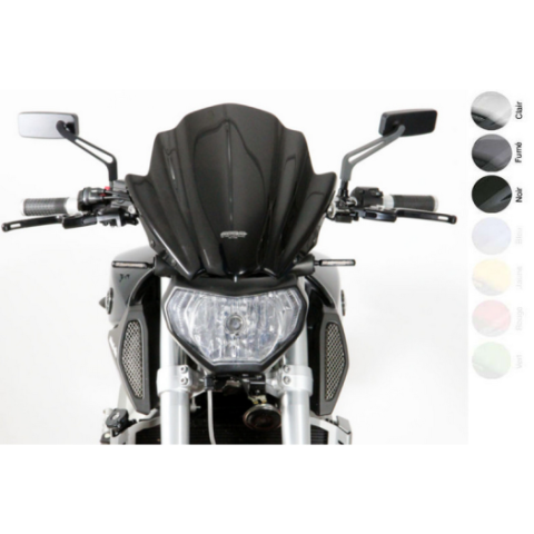 Pantalla MRA racing, negro, Yamaha MT-09 14-20