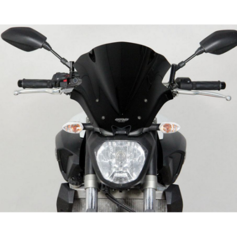 Pantalla MRA racing, negro, Yamaha MT-07 14-16