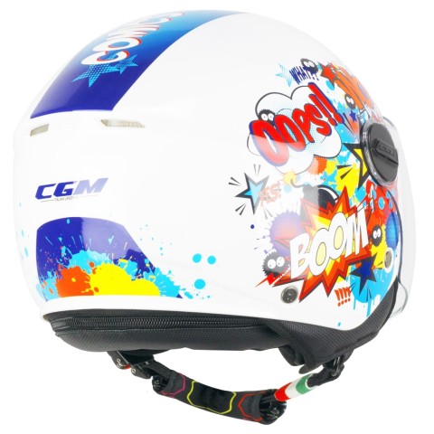 CASCO CGM JET 261G MINI COMICS BLU BLANCO