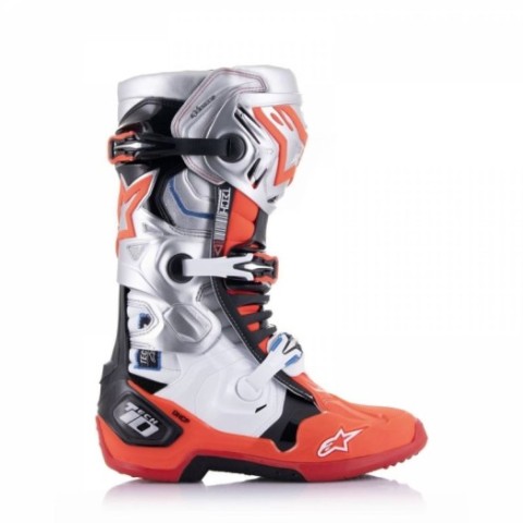 Botas Alpinestars Tech10 Gris rojo
