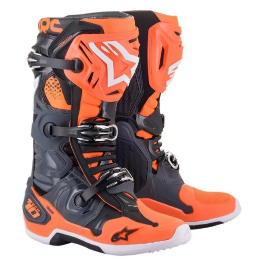 Botas Alpinestars Tech 10 Naranja Negro