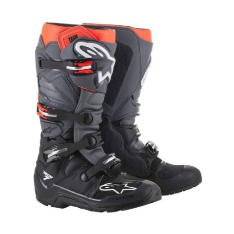 BOTAS ALPINESTARS TECH7 ENDURO COLOR NEGRO ROJO...
