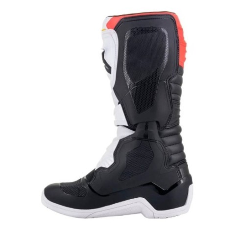 BOTAS ALPINESTARS TECH3 NEGRO/BLANCO/ROJO FLUOR
