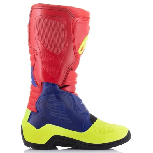 Botas Alpinestars Tech3 Rojo fluor/Azul/Amarillo fluor