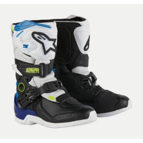 Botas Alpinestars Tech 3 kids Negro/Blanco/Azul
