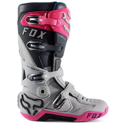 Botas Fox Instinct 2.0 Gris Rosa