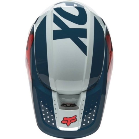 Casco FOX V1 Trice Gris Naranja