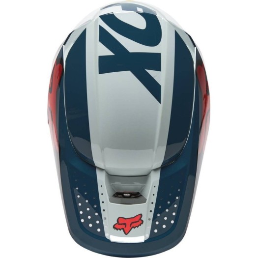 Casco FOX V1 Trice Gris Naranja