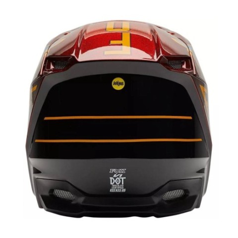 Casco Junior FOX V1 CNTRO Fluor Naranja