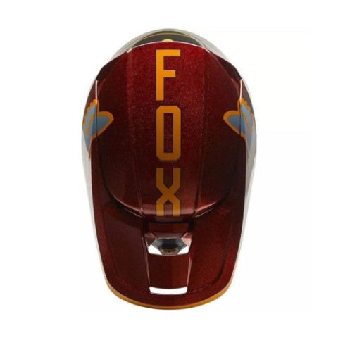 Casco Junior FOX V1 CNTRO Fluor Naranja