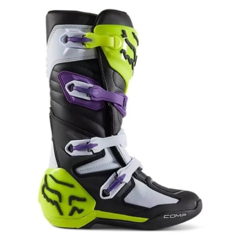 Botas Fox Comp Negro Morado Verde