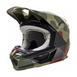 Casco FOX V1 BNKR Verde Camuflaje