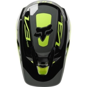 Casco FOX V3 RS EFEKT Amarillo Fluor 2