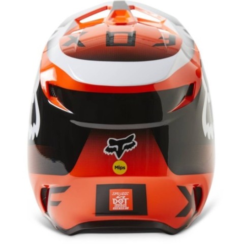 Casco FOX V1 LEED Naranja Fluor