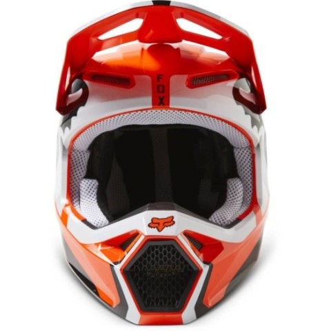 Casco FOX V1 LEED Naranja Fluor