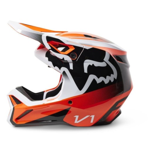 Casco FOX V1 LEED Naranja Fluor