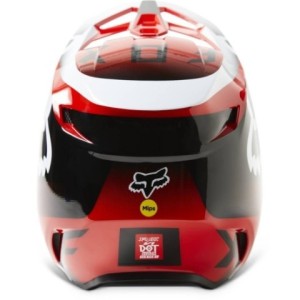 Casco FOX V1 LEED Rojo Fluor 2