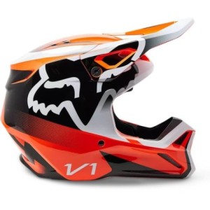 Casco FOX V1 LEED Junior Fluor Naranja 2