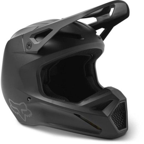 Casco FOX V1 MATTE BLACK HLMT Junior