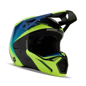 Casco FOX V1 Streak Negro Amarillo