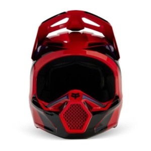 Casco FOX V1 Streak Rojo Fluor 2