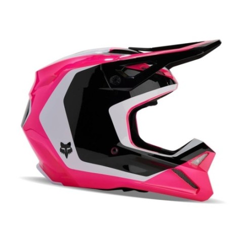 Cascos FOX Yth Nitro Junior Negro Rosa
