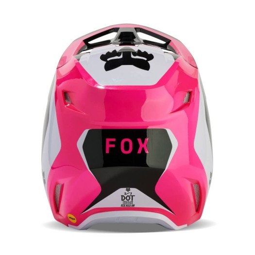 Cascos FOX Yth Nitro Junior Negro Rosa
