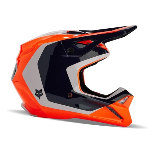 Cascos FOX Yth Nitro Junior Azul Marino Fluor Naranja