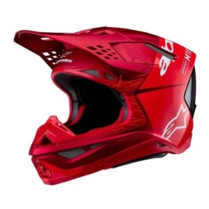 Casco Alpinestar S-M 10 Flood Rojo fluor rojo