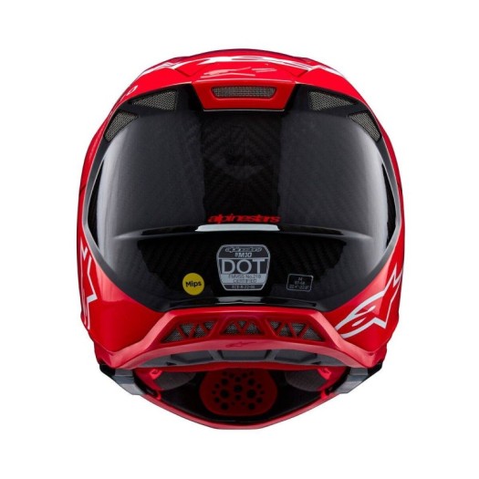 Casco Alpinestar S-M 10 Flood Rojo fluor rojo