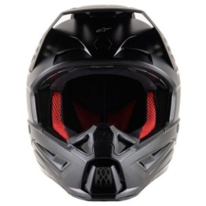 Casco Alpinestars S-M5 SOLID Negro Marron 2