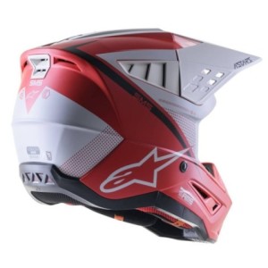 Casco Alpinestars S-M5 RAYON Naranja Blanco 2