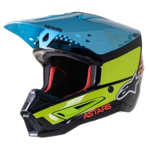 Casco Alpinestars S-M5 SPEED Negro Amarillo...