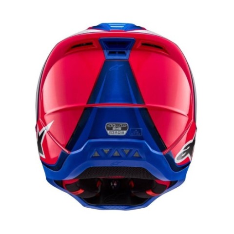 Casco Alpinestars S-M5 sail Blanco rosa azul