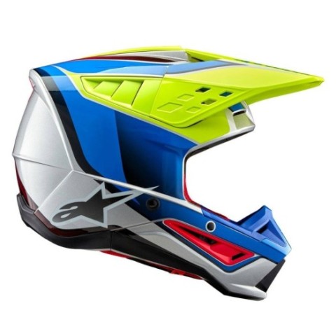 Casco Alpinestars S-M5 Sail Amarillo flour azul...