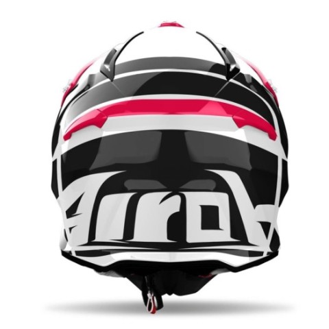 Casco Airoh aviator ace 2 engine rojo