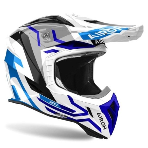 Casco Airoh Aviator Ace 2 ground azul