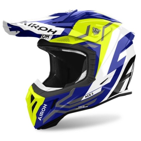 Casco Airoh Aviator ace 2 ground amarillo