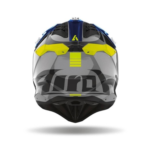 Casco Aviator 3 push azul brillo