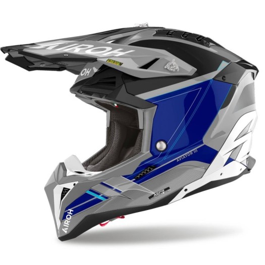 Casco Airoh Aviator 3 saber azul