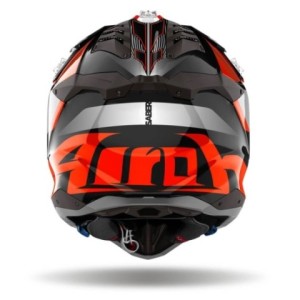 Casco Airoh Aviator 3 Saber naranja 2
