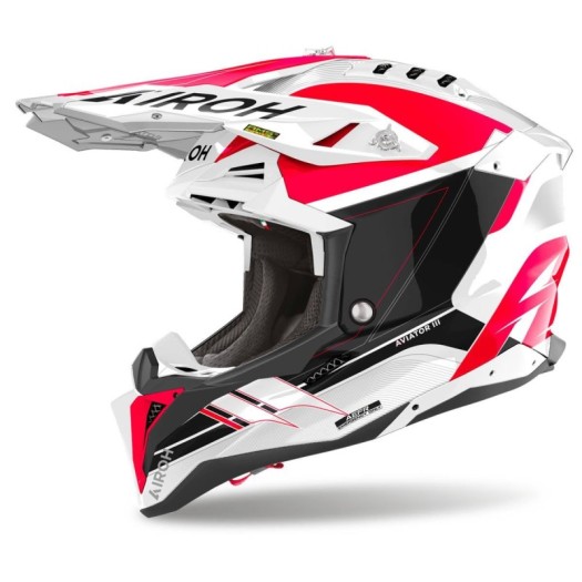 Casco Airoh Aviator 3 saber rojo