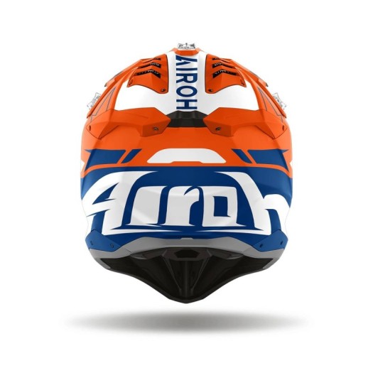 Casco Airoh Aviator 3 Spin naranja